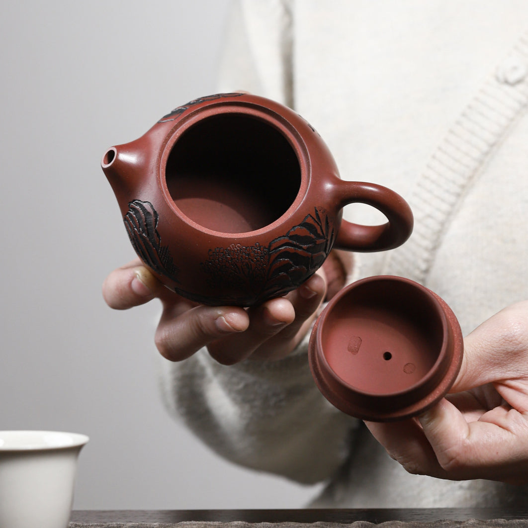 Guanshan Xishi Zisha Pot Dragon Blood Sand