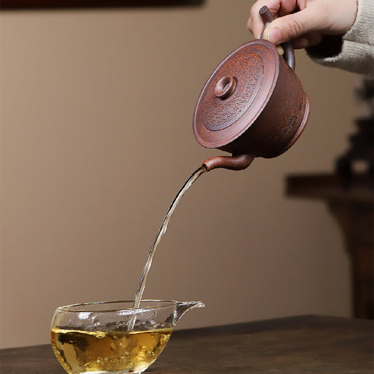 Bowjun Zisha pot high temperature reduction burning