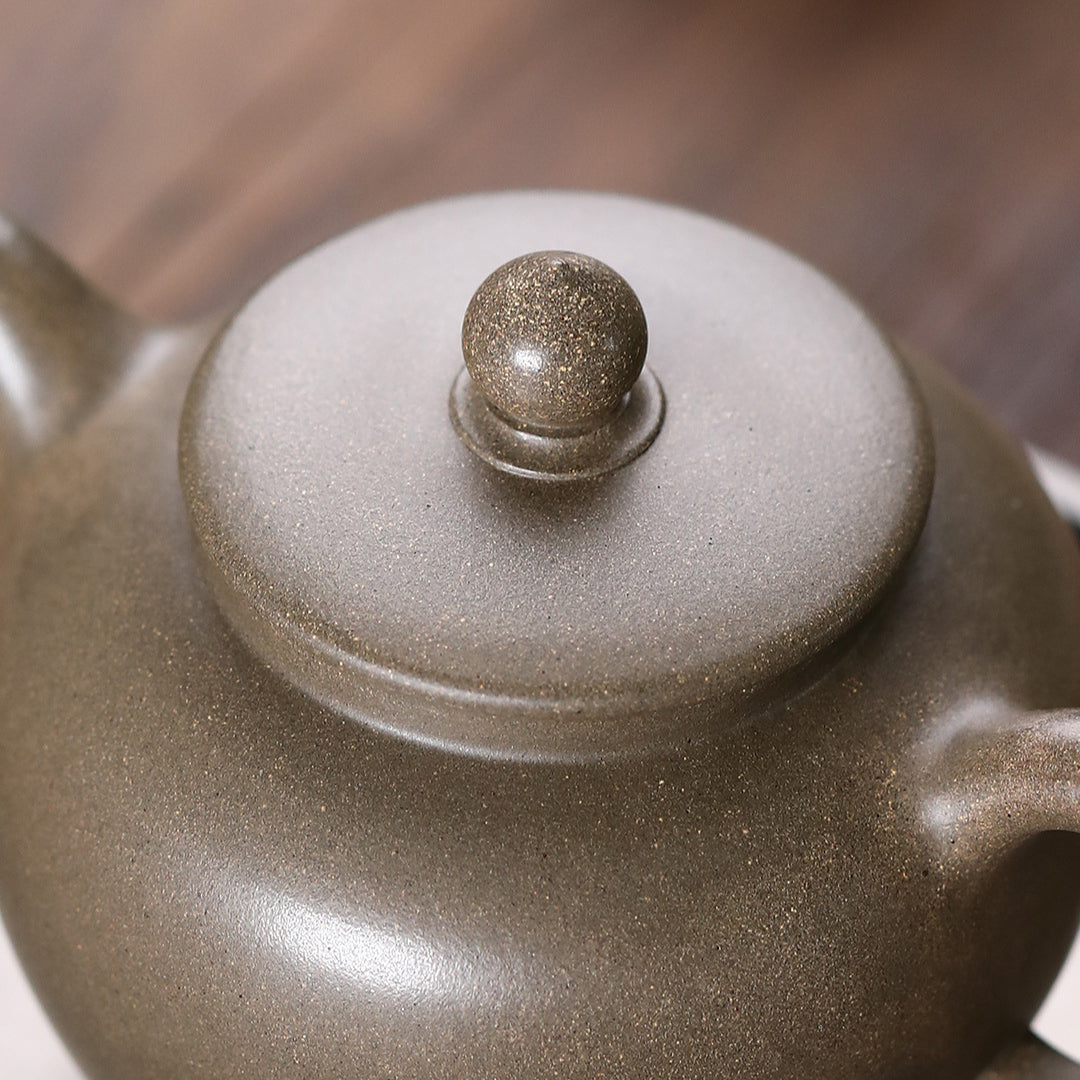 Lotus Seed Zisha Pot Home Treasure Crab Shell Green