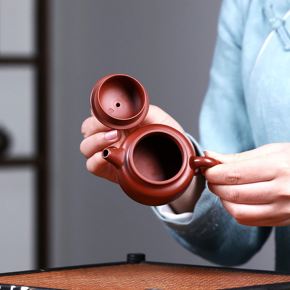 Sketch Dezhong Zisha Pot Raw Mine Dahongpao