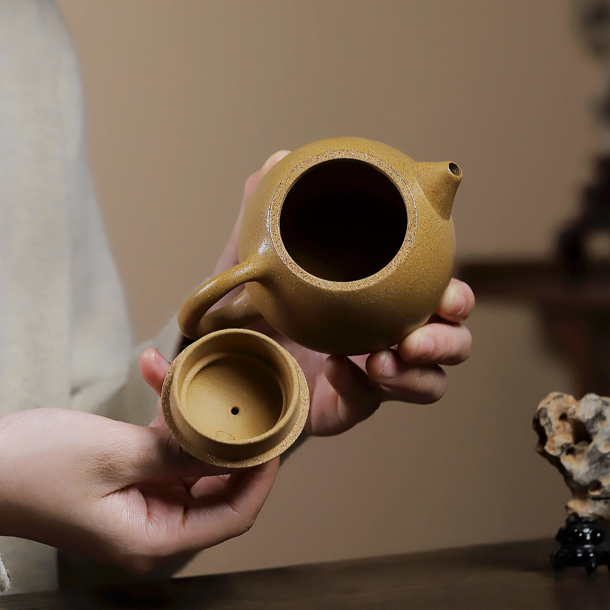 Dragon Egg Zisha Pot Old Duan Mud