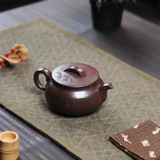 Hanwa Zisha pot raw ore old purple mud