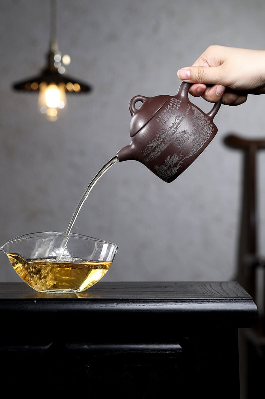 Shanshui Qinquan Purple Clay Pot Raw Ore Purple Clay