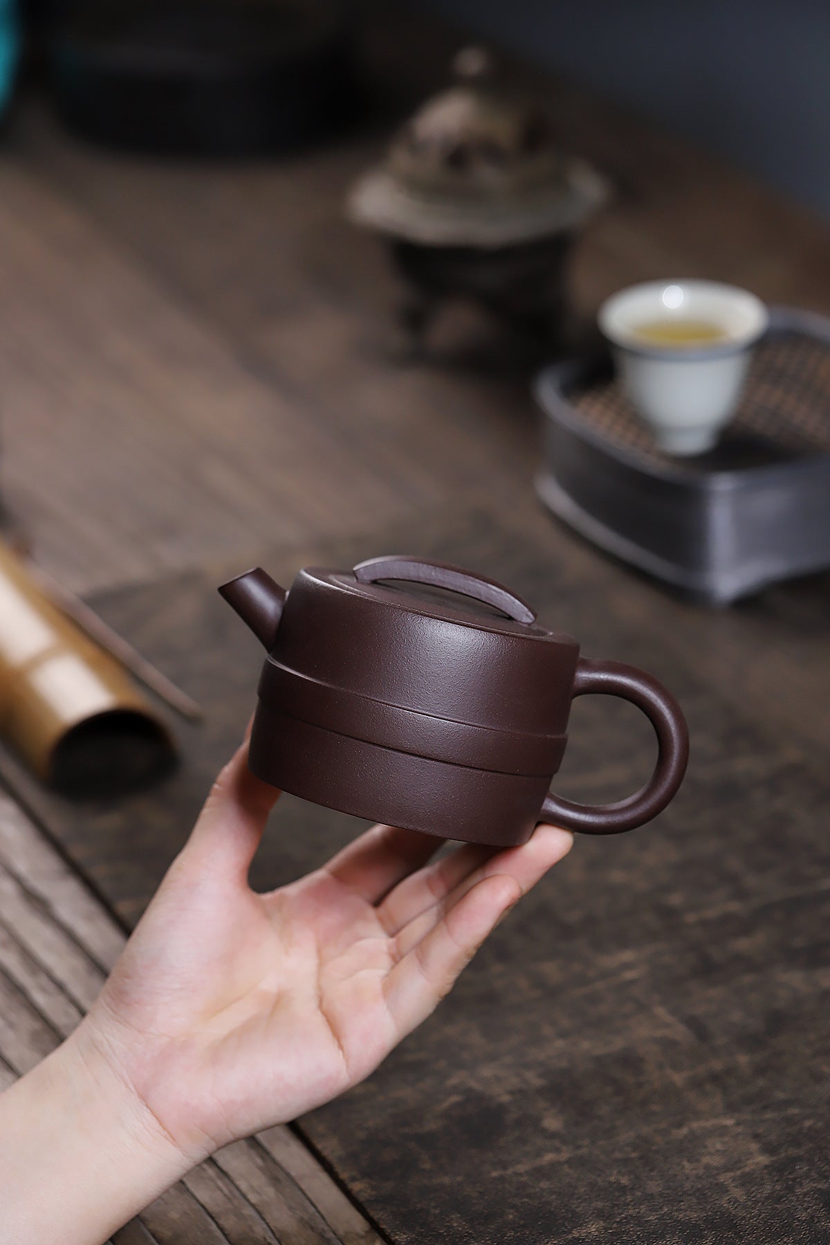 Han tile pot purple mud purple sand teapot