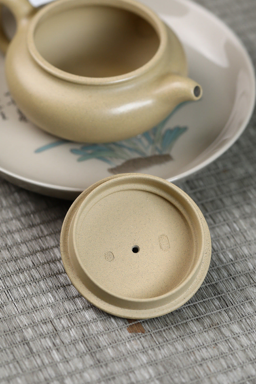 Antique Purple Clay Pot Raw Ore Benshan Green Mud