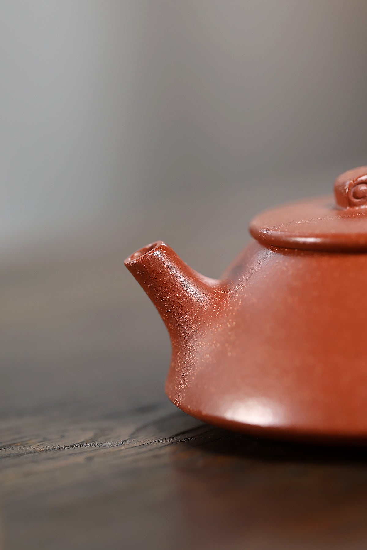 Wen scoop, downhill mud purple clay pot