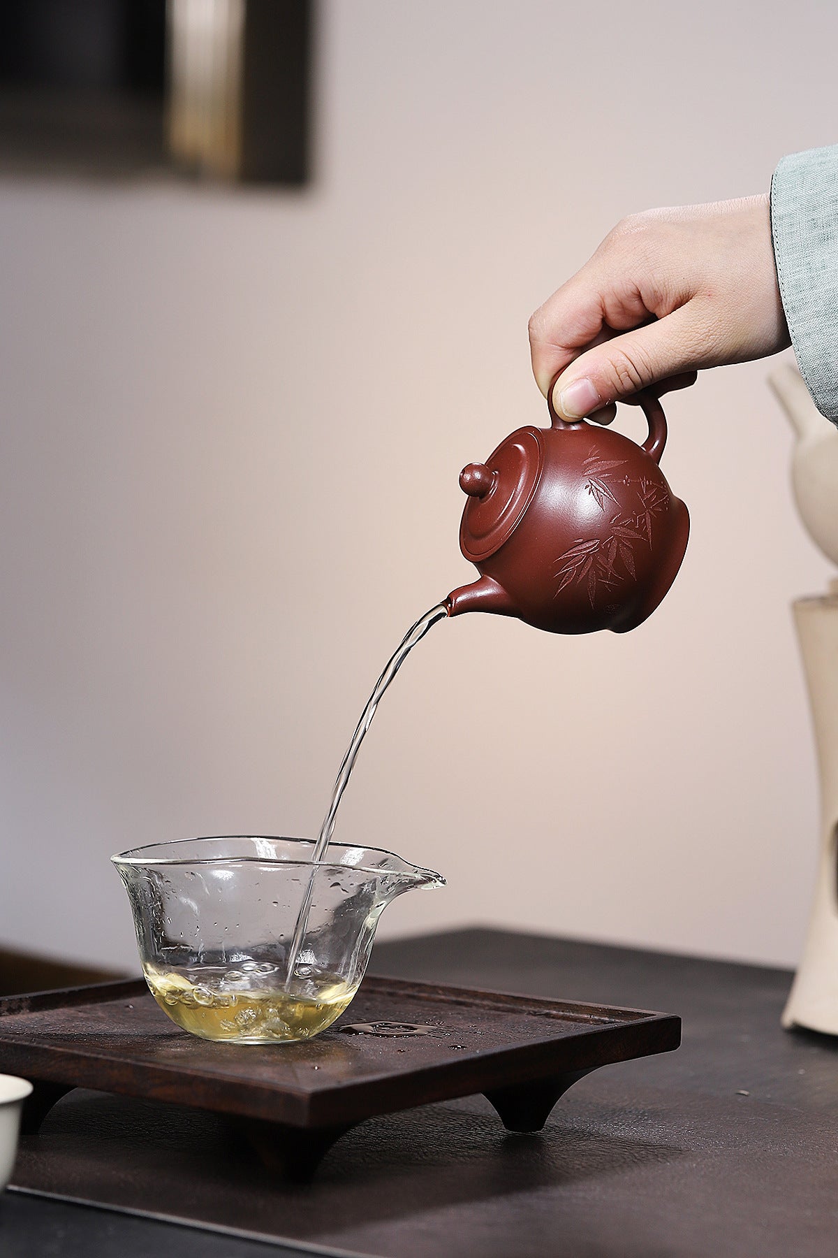 Wenzhong Teapot in Red Pidan Clay, 150 ml