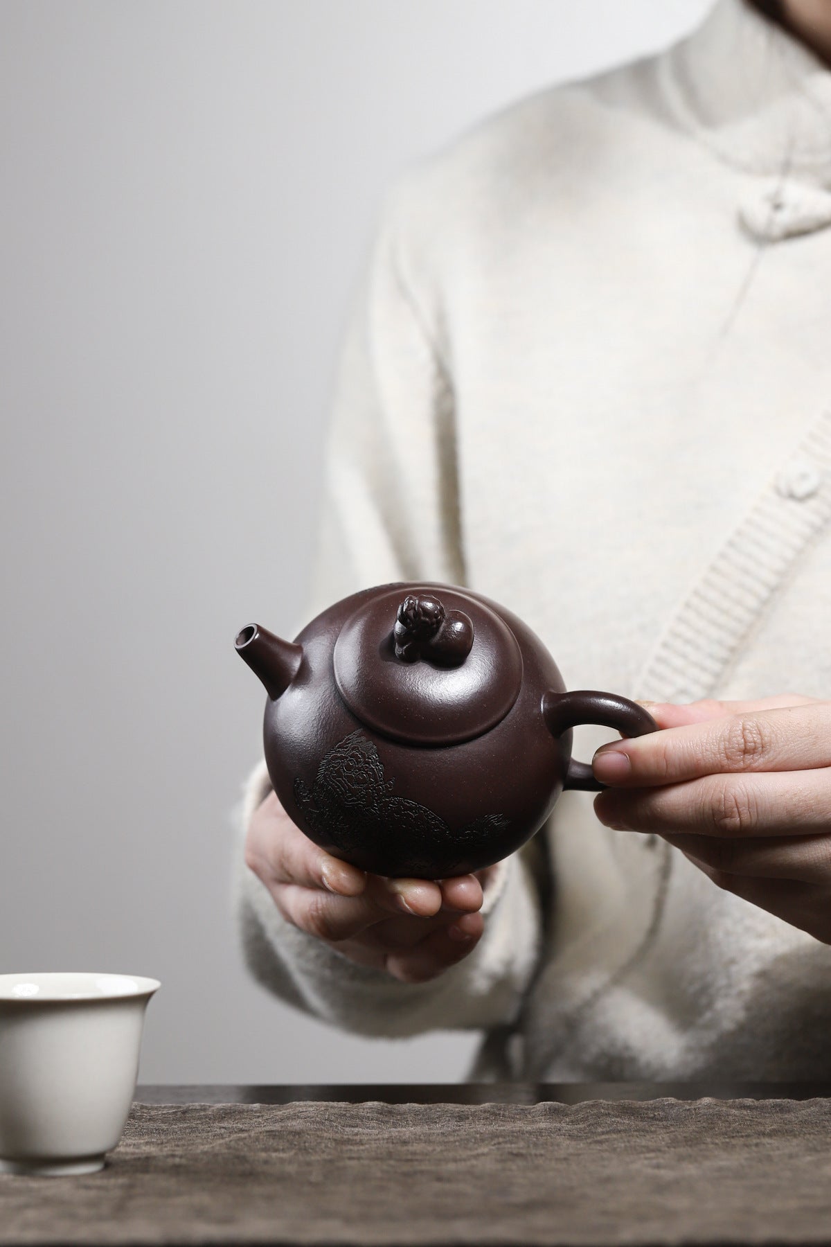 Little Admiralty Purple Clay Purple Sand Teapot