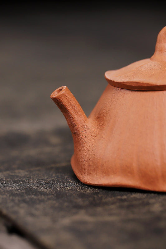 Lotus pod pot yellow downhill purple sand teapot