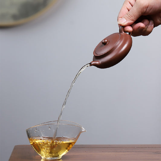 Mulberry plate purple clay pot purple dragon blood sand