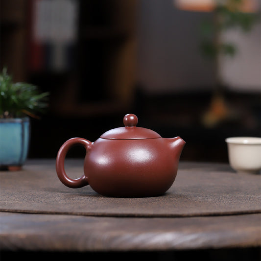 Orchid Xishi Purple Red Clay Zisha Pot