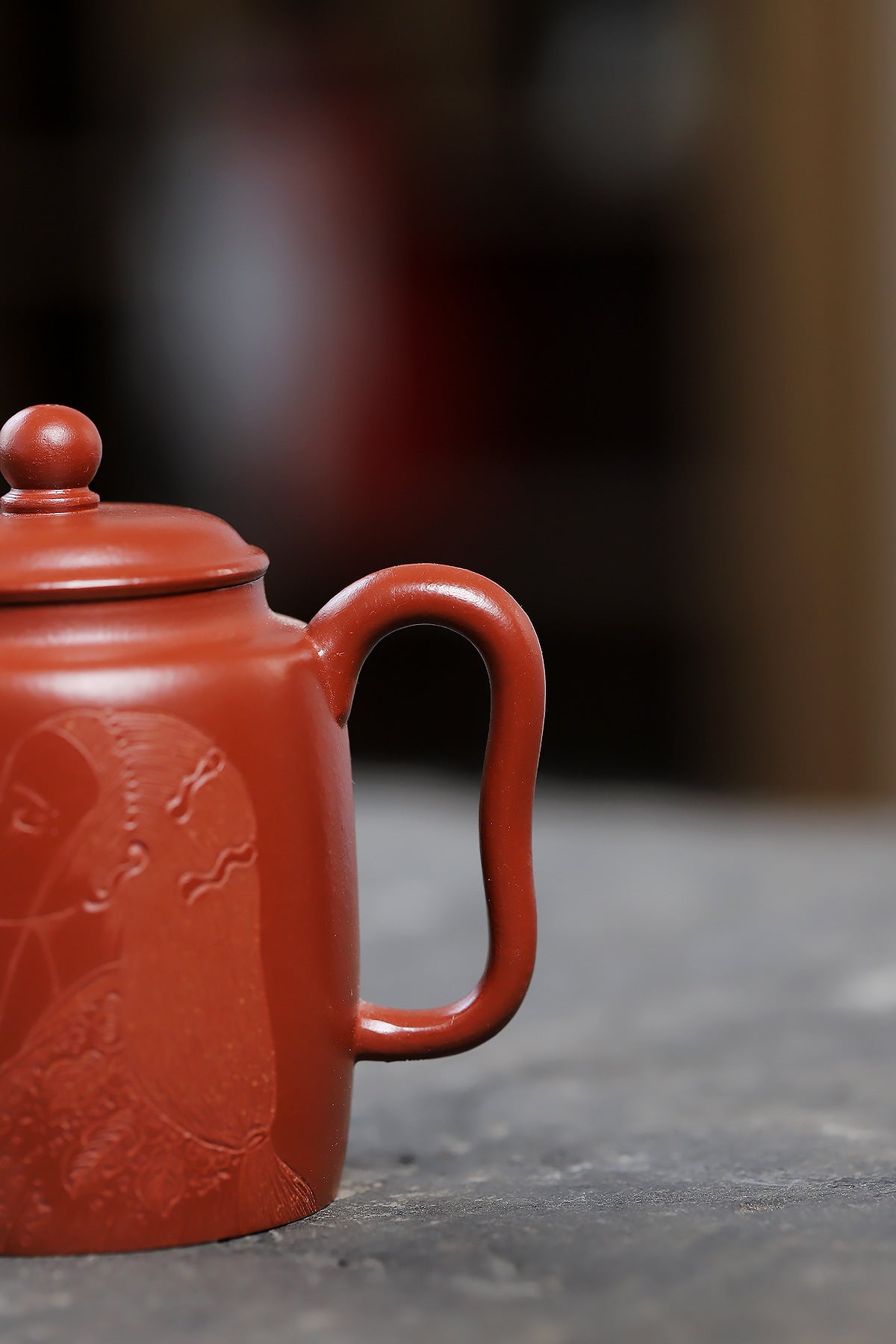 Sketch Straight Purple Clay Pot Raw Ore Dahongpao Tea