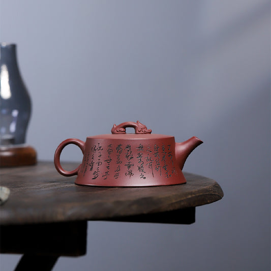 Longyun purple red mud purple sand teapot