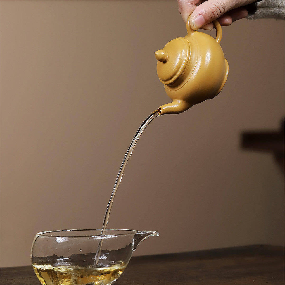 Xiao Ying Yixing Huangjin Zhuni Clay Teapot – 120cc