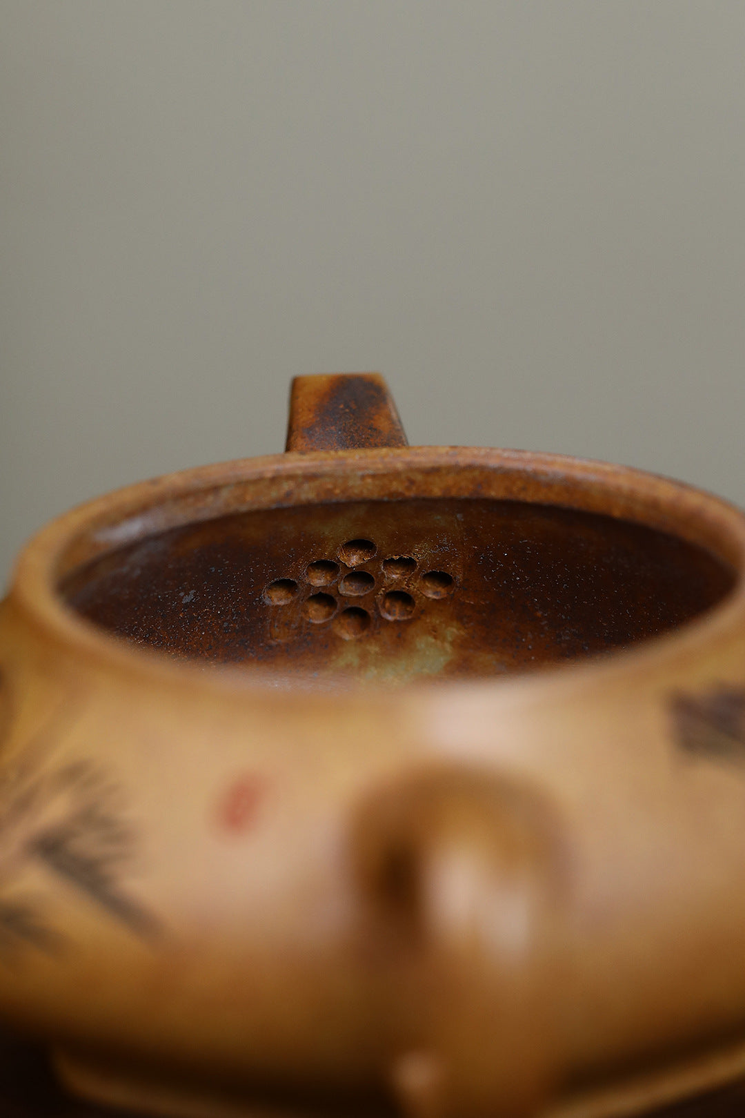 Open Stove Purple Clay Pot Raw Ore Beige Clay