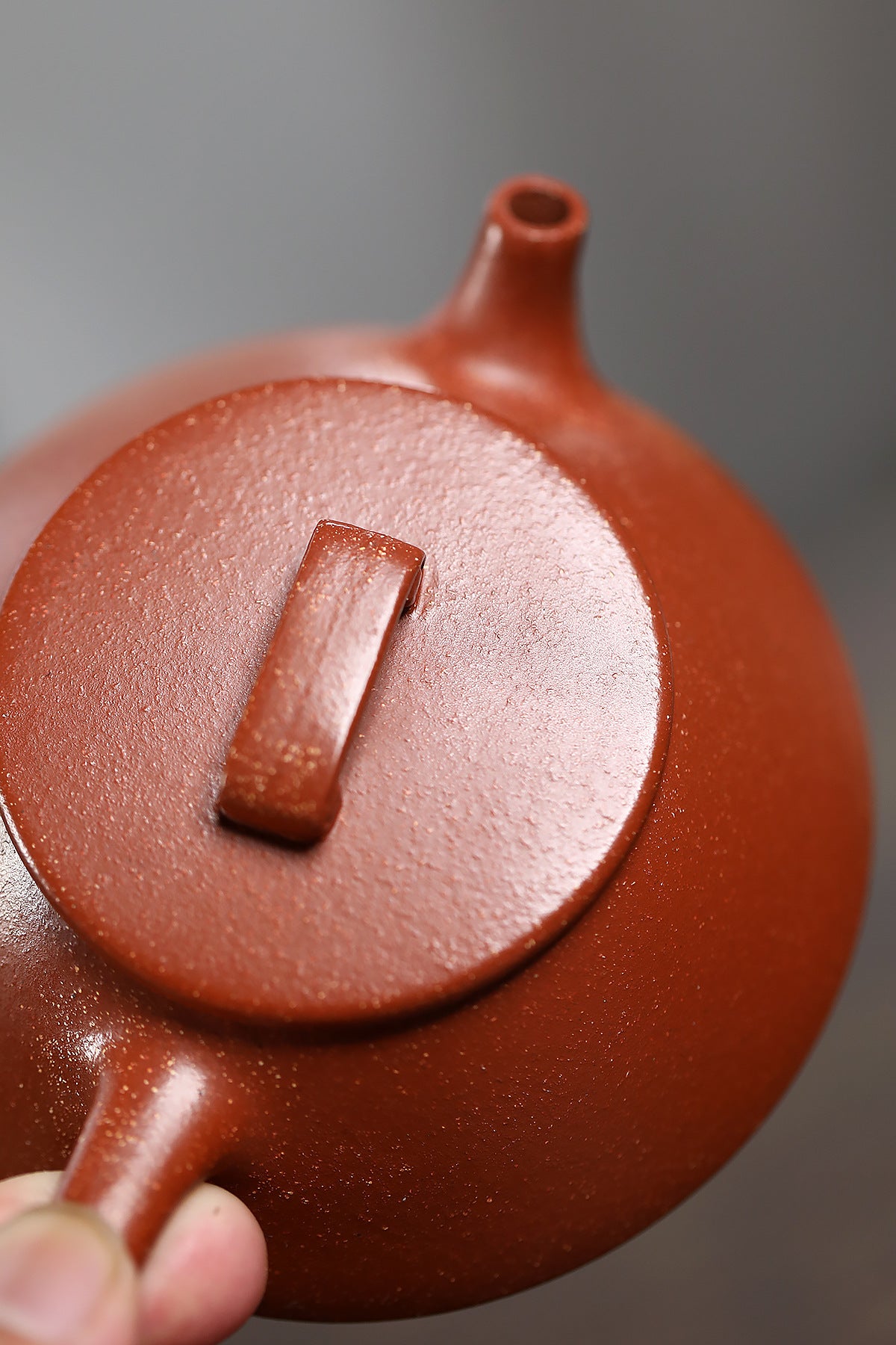 Wen scoop, downhill mud purple clay pot