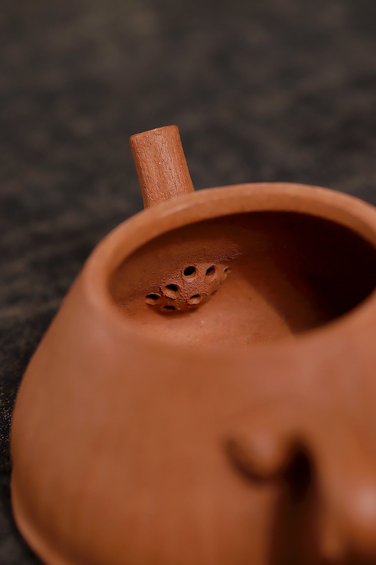 Lotus pod pot yellow downhill purple sand teapot