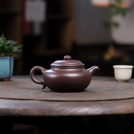 Antique, purple clay and purple clay pot.