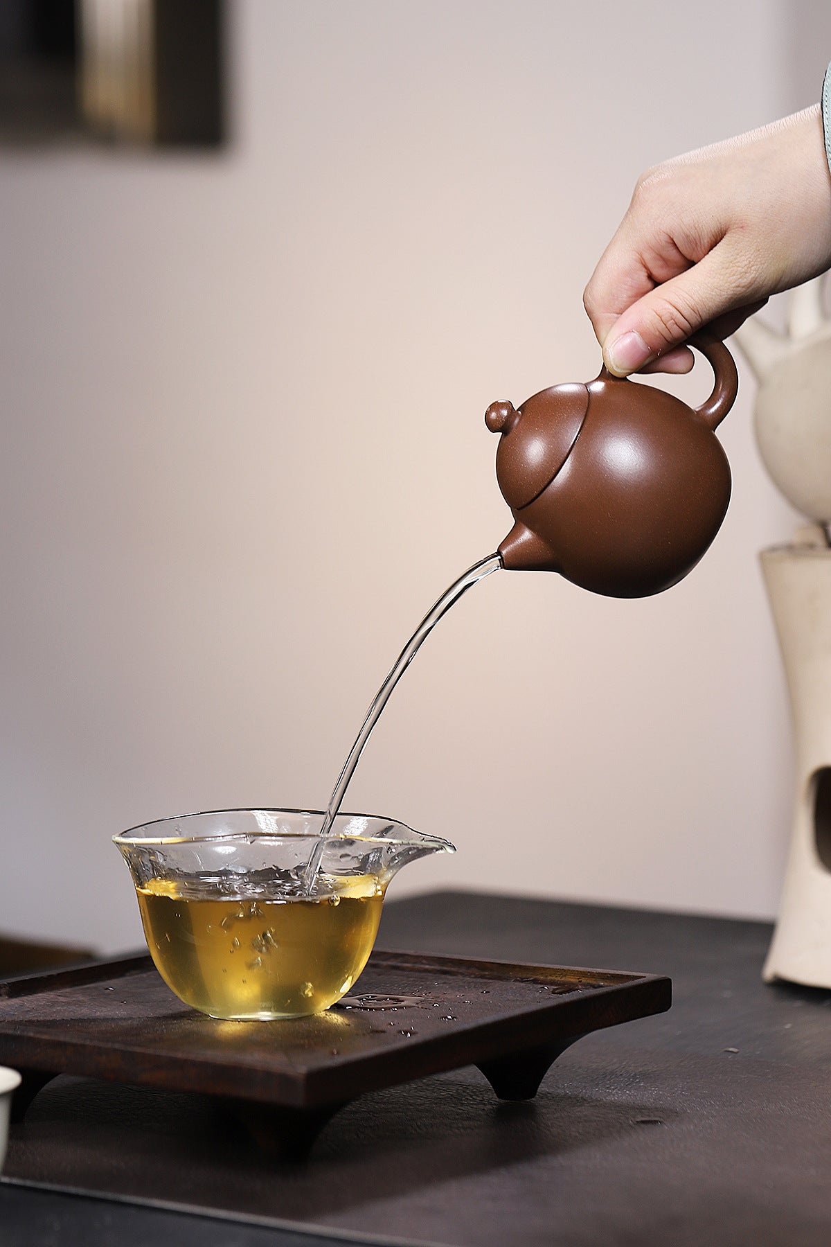 Longdan Duoqiu Zisha Teapot, Jiangpo Clay, 170 ml