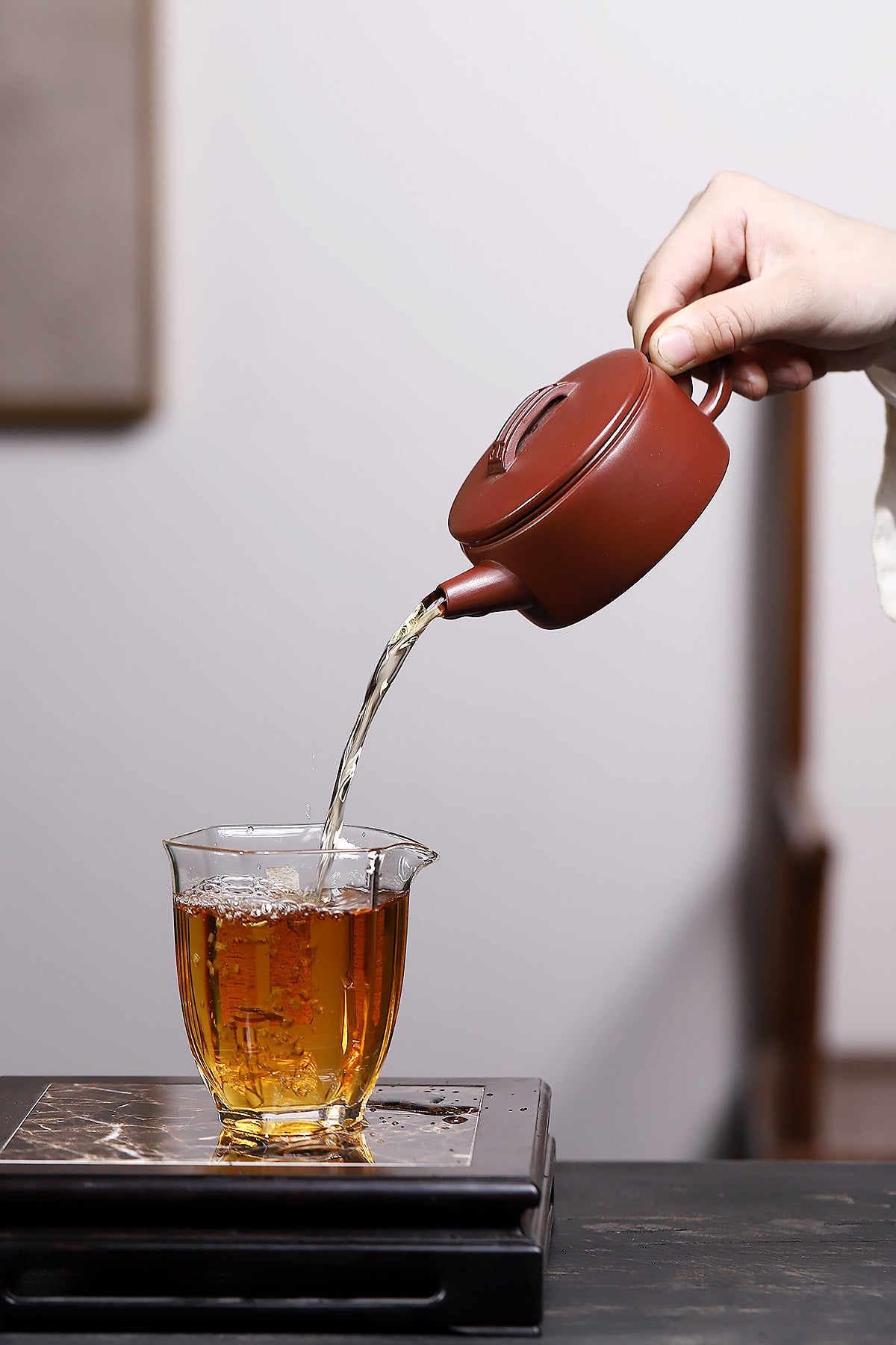 Hanwa Zisha Clay Teapot, Original Hongpilon Clay, 200 ml