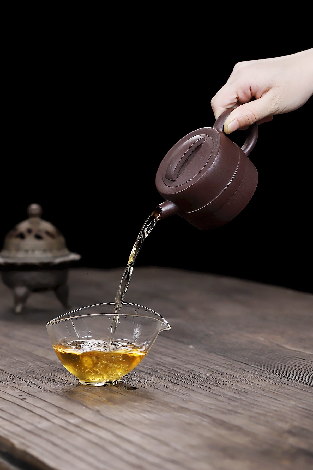 Han tile pot purple mud purple sand teapot