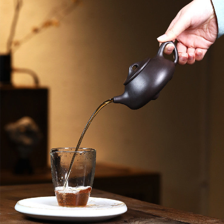 shipiao Yixing Zisha Teapot 200ml original black gold clay