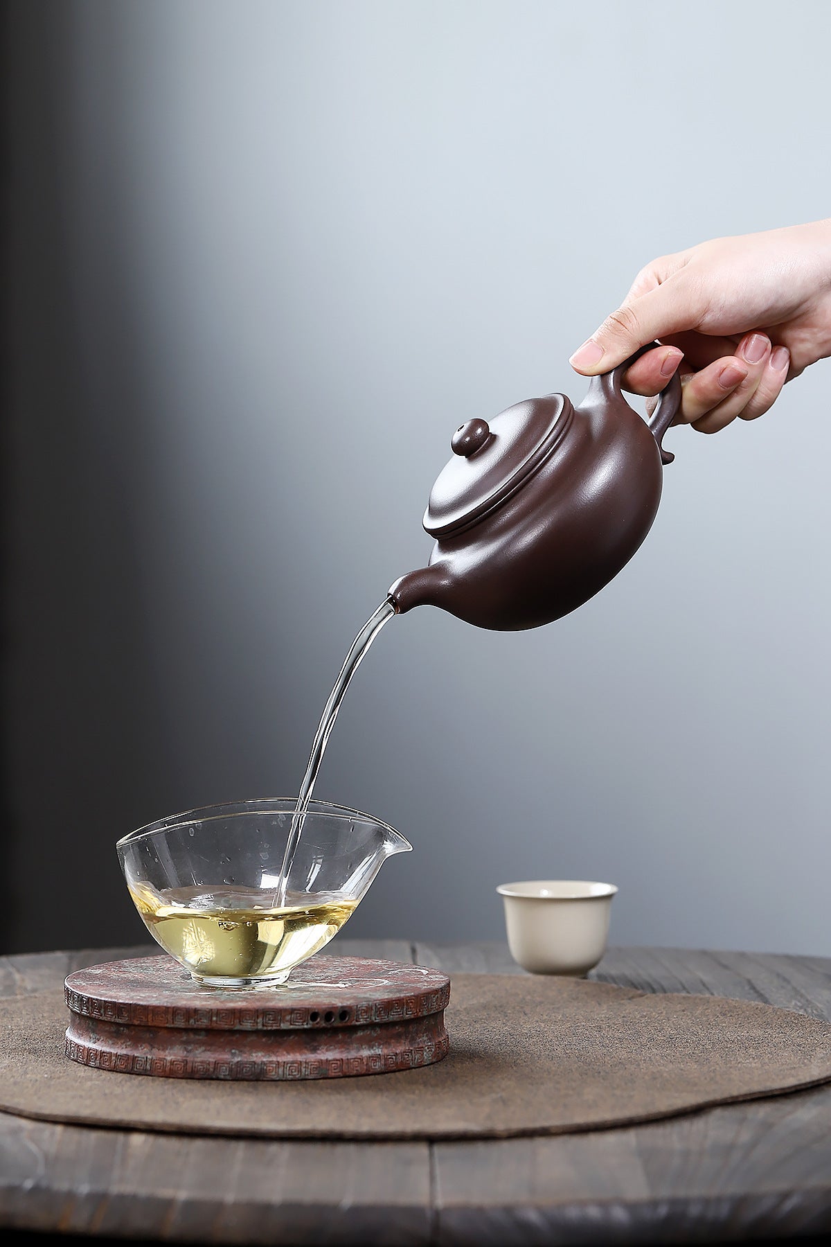 Antique, purple clay and purple clay pot.