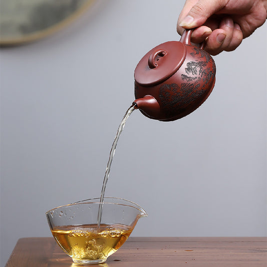 Yun scoop purple clay pot dragon blood sand