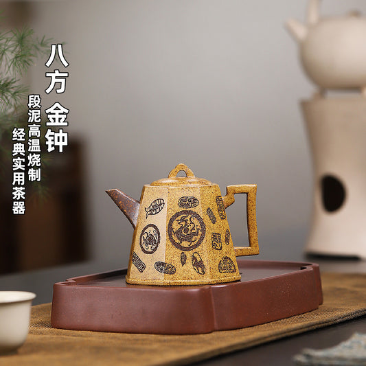 Fanggu Teapot in High-Fired Duanni Clay, 250 ml