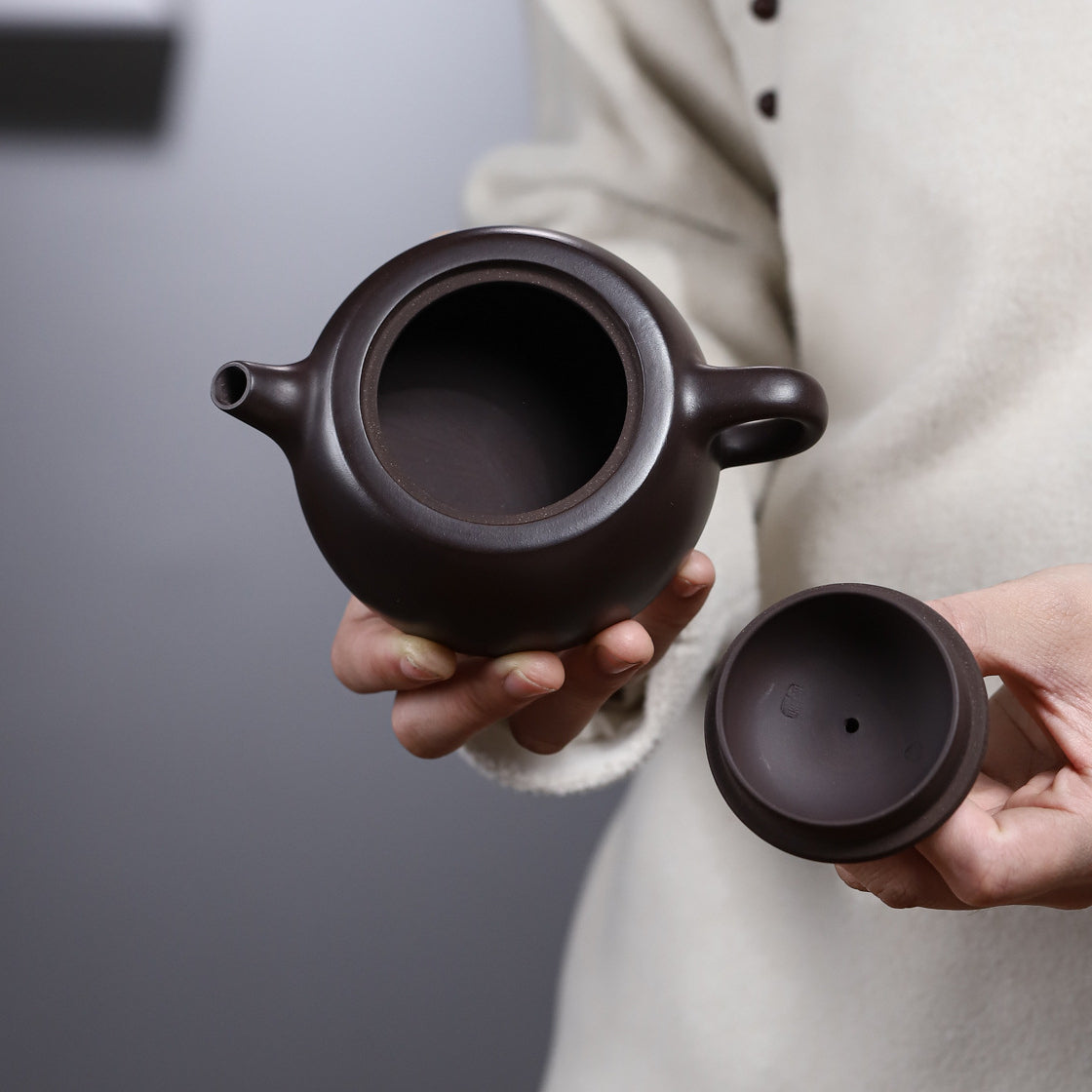 Jinglan Zisha pot raw ore purple mud