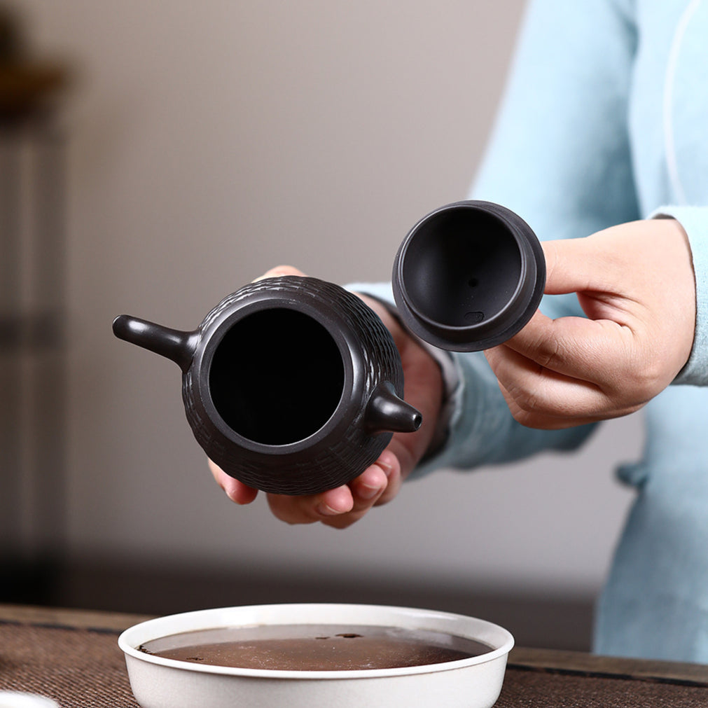 Qinquan Zisha pot raw ore black mud