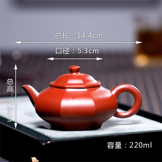 Yixing Zisha teapot purple sand Original Mine Pan Pot