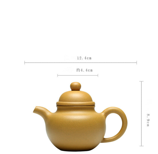 Yixing Sydney stock Zisha teapot purple sand Original Mine Ore Ball Pot