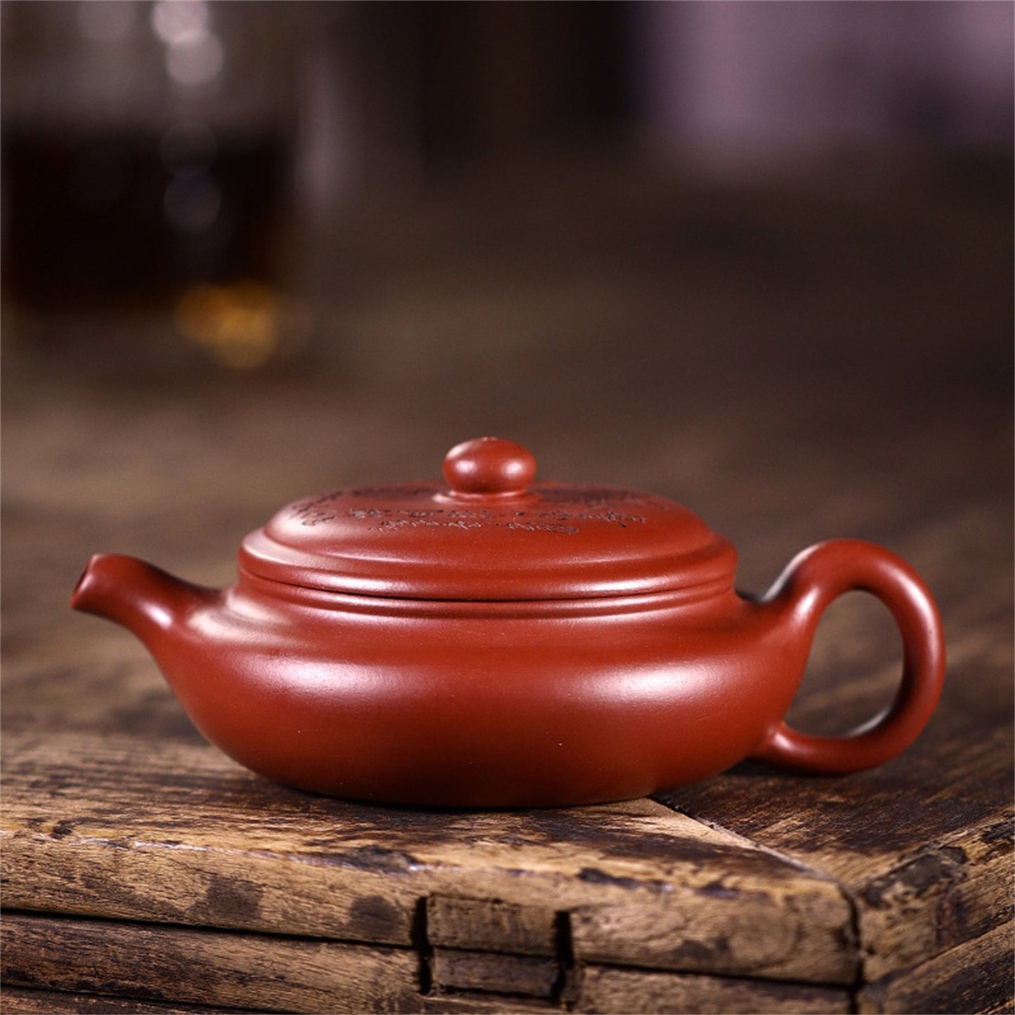 Yixing Zisha TeaPot raw ore Dahongpao Meixiangbian antique teapot tea set Gift package