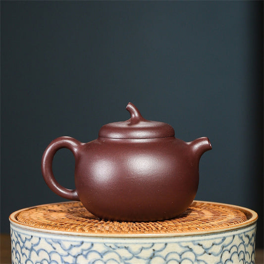 Zisha Teapot original ore purple eggplant mud beautiful Gift package