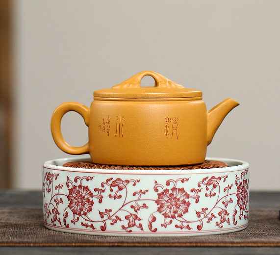 Ruyi Hanwa Yixing Zisha Teapot 250ml raw ore purple sand