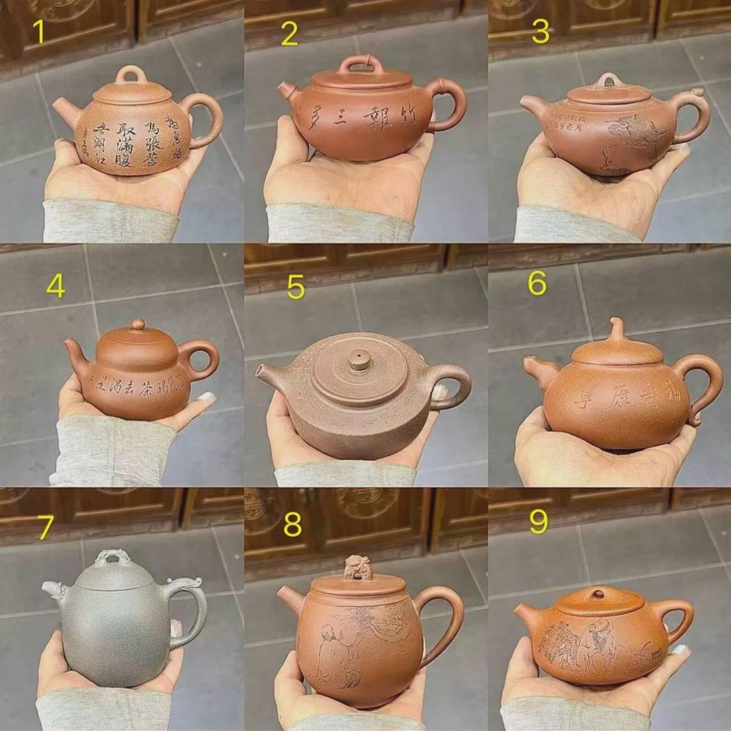 Handmade Yixing Zisha Teapot by Wu Yaqin | Personalized Chinese Clay Collector Tea Pot