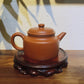 Handmade Zhuni Zisha Teapot, 200cc De Zhong Purple Clay Tea Pot