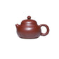 Wendan-Shaped Zisha Teapot in Red Bipi Clay, 130 ml