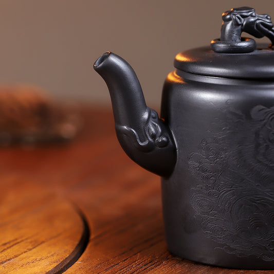 Gong Deng Yixing Zisha Teapot – Original Shi Huang Clay, 380ml Handmade Chinese Teapot