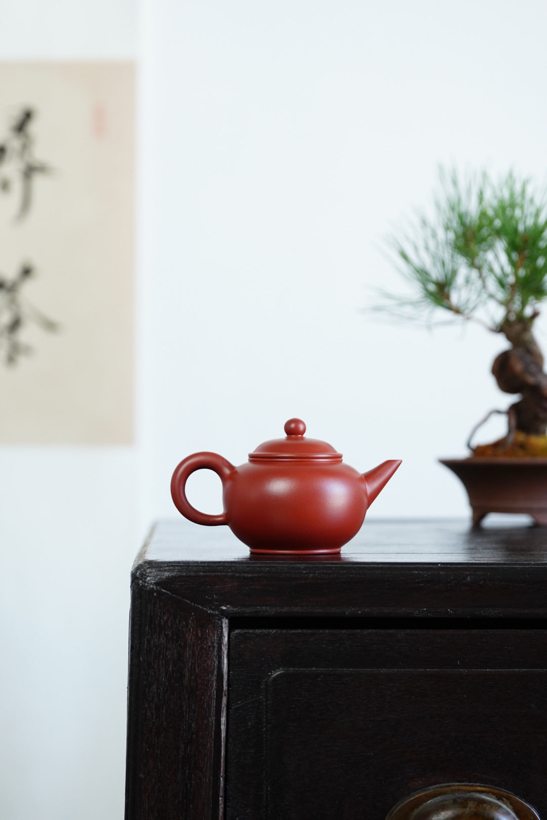 Shuiping Teapot Yixing Zisha Teapot 200ml original ore Dahongpao clay