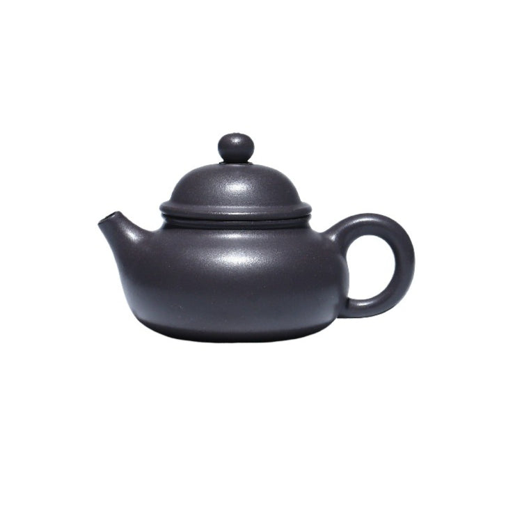 Rongtian Dezhong Teapot in Tianqing Zisha Clay, 180 ml