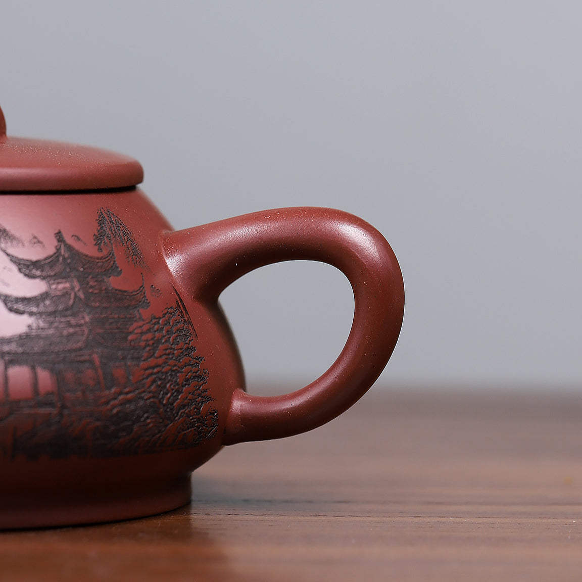 Yun scoop purple clay pot dragon blood sand