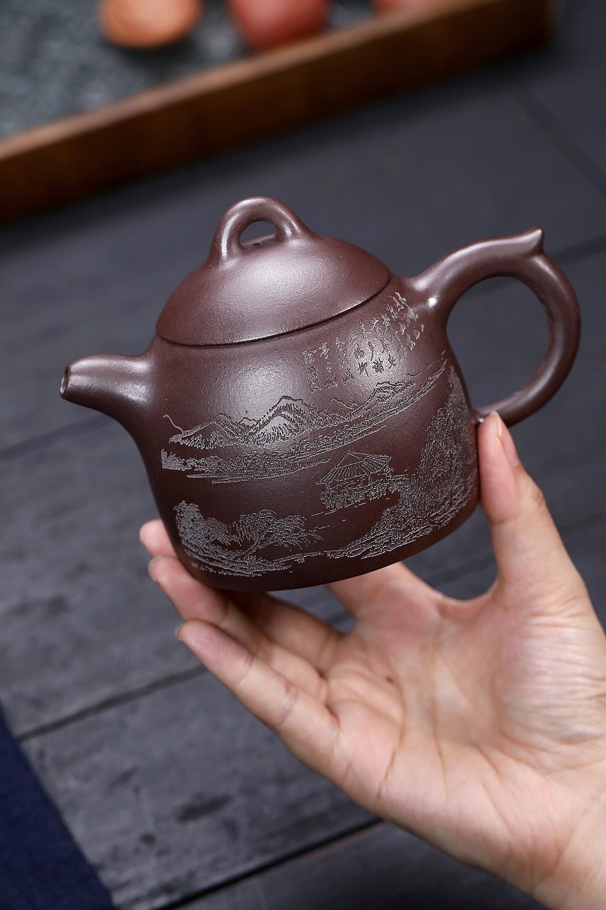 Shanshui Qinquan Purple Clay Pot Raw Ore Purple Clay