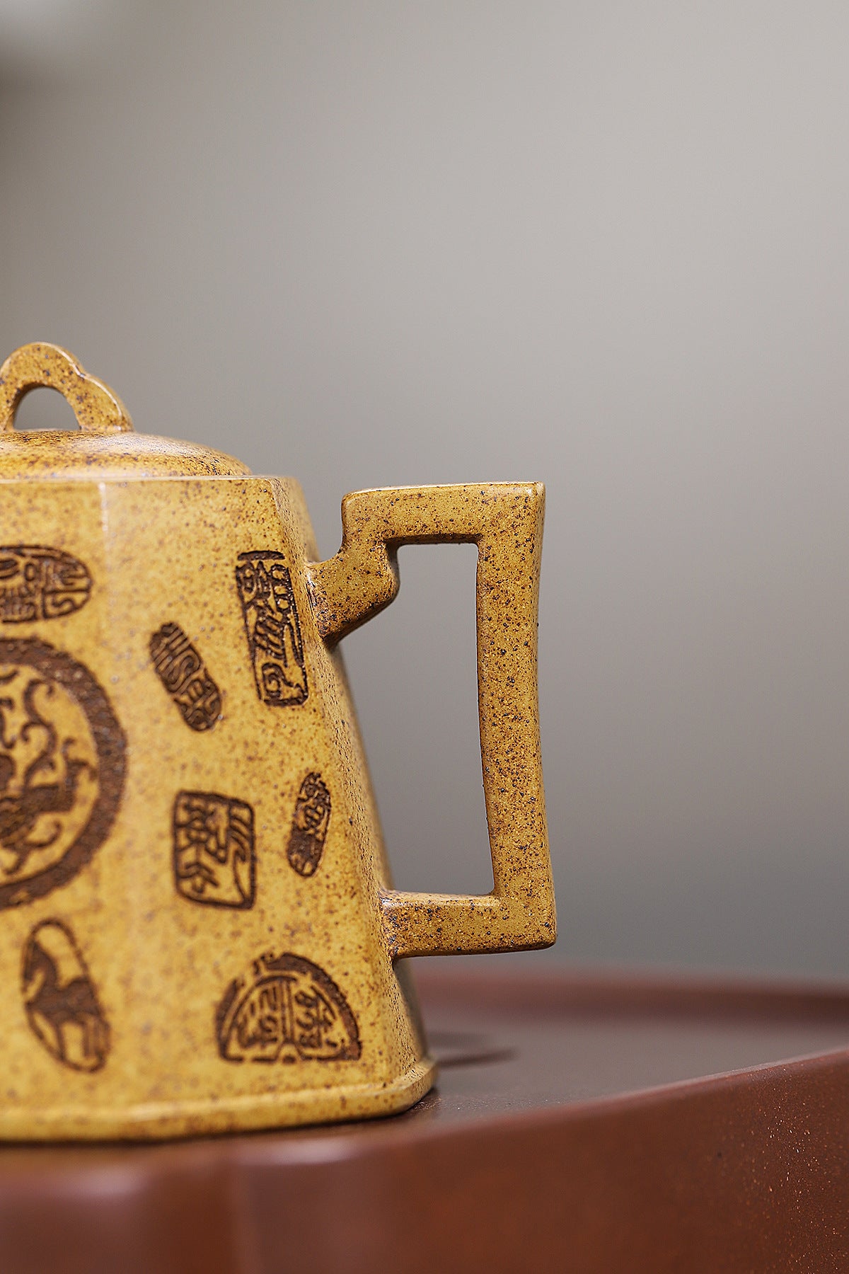 Fanggu Teapot in High-Fired Duanni Clay, 250 ml