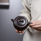 Jinglan Yixing Zisha Teapot 250ml golden vermilion mud