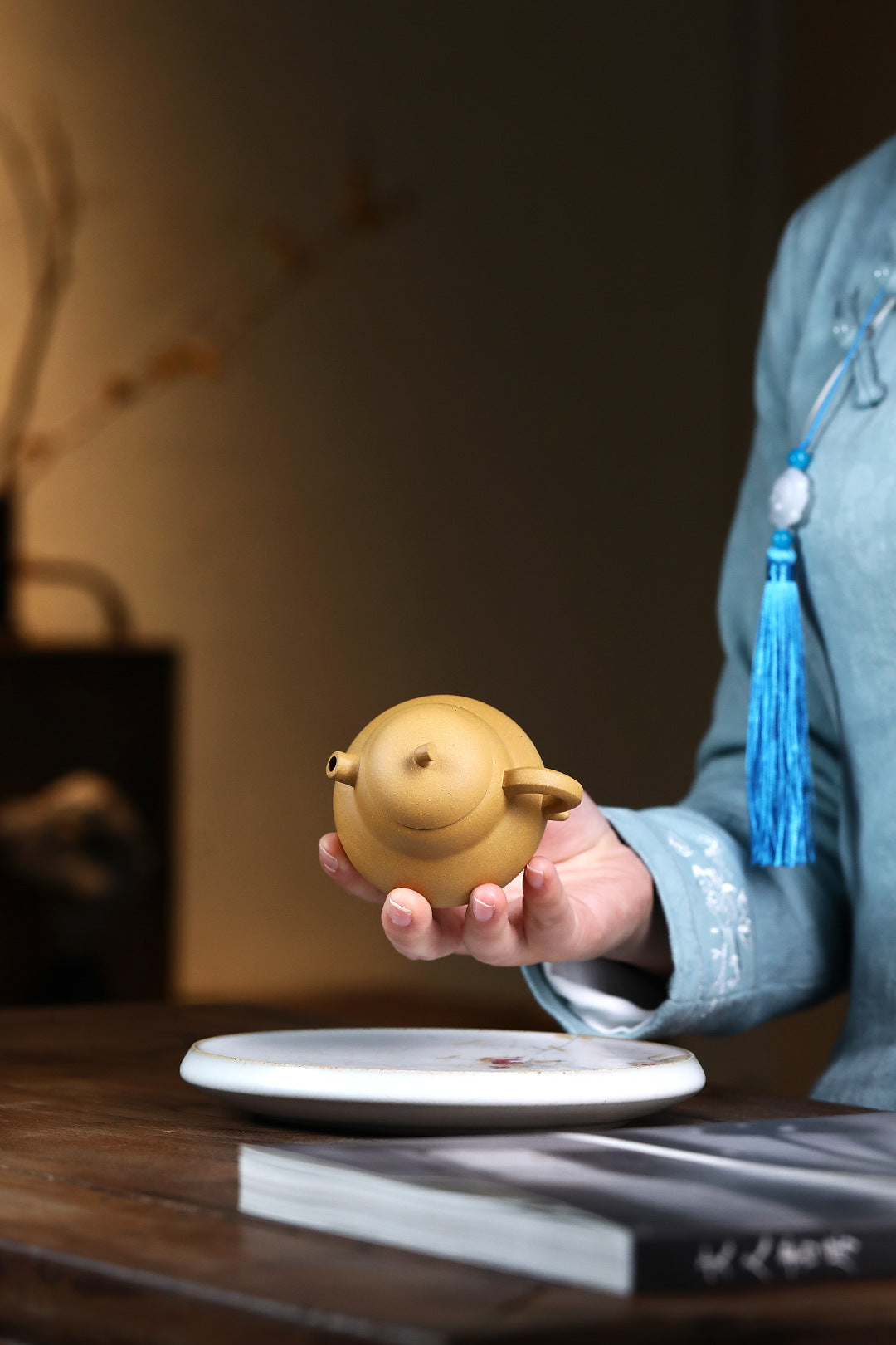 Hulu Gourd Teapot in Duanni Clay, 150 ml