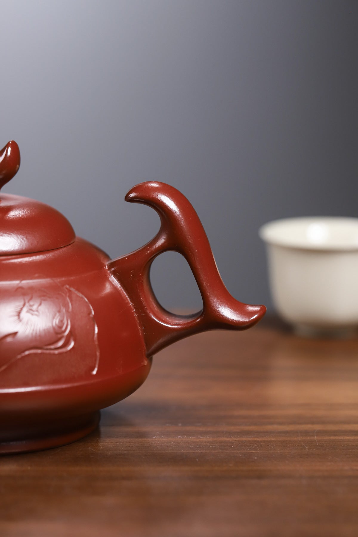 Yu Li Yixing Teapot 420ml – Original Da Hong Pao Purple Clay Handmade Teapot