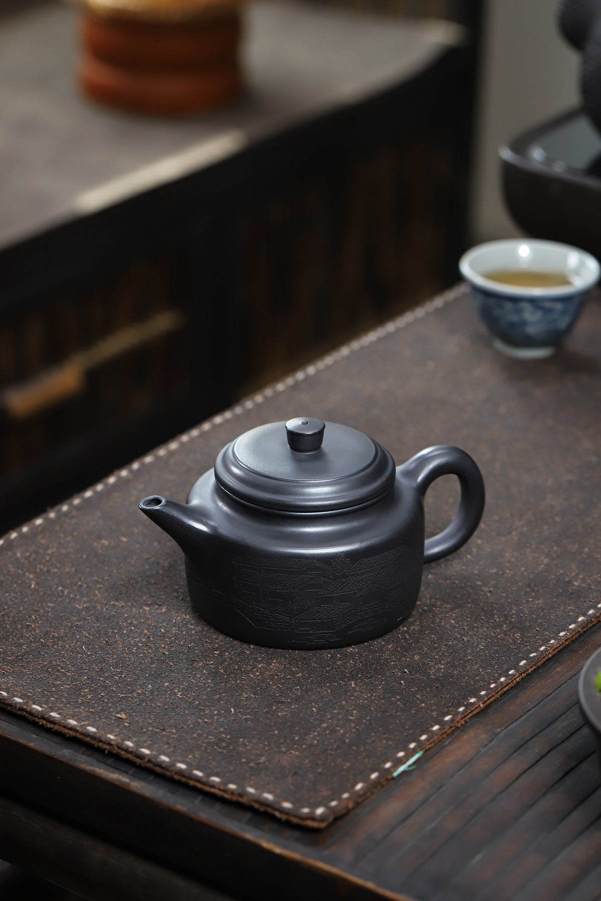 Dezhong Purple Clay Teapot, Shihuang Clay, 260 ml
