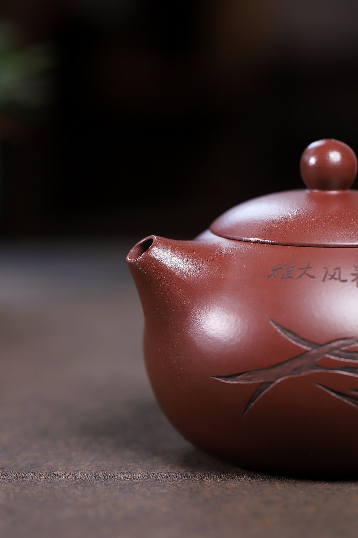 Orchid Xishi Purple Red Clay Zisha Pot